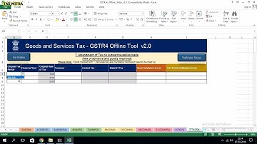 GSTR-4 Return revised return fecility