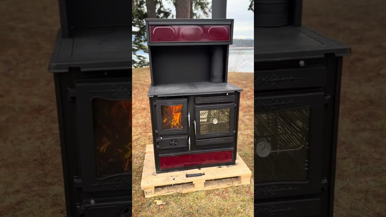 Epic Elements- Wood Fire Burning at the Lake - Wood Fired Cooking Stoves