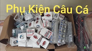 Top Phụ Kiện Câu Cá Giá Tốt | Lưỡi Nanh Sói, Lưỡi Tự Lật, Cước Nhật 3Đ Tàng Hình,Gác Cần Ultra