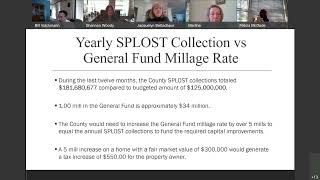 SPLOST Citizens Oversight Committee Finance Presentation (Virtual) - January 10, 2022