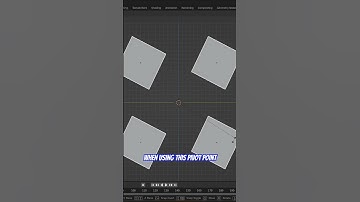 From Novice to Pro: Using Individual Origins Pivot Point to Level Up your Blender skills