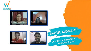 WhiteHat Jr Magic Moments Of Teachers Dhruvi and Keerthy