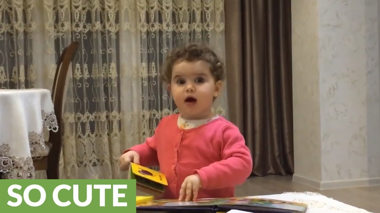 baby laughing ringtone mp3 free download Baby girl adorably reads favorite fairy tale to parents