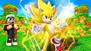 I Become Super Sonic In Sonic Speed Simulator