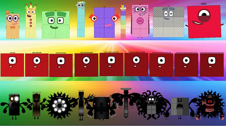 The Ultimate Battle Giant Numberblocks Band x Uncannyblocks | Compilation Hundreds 100-1000