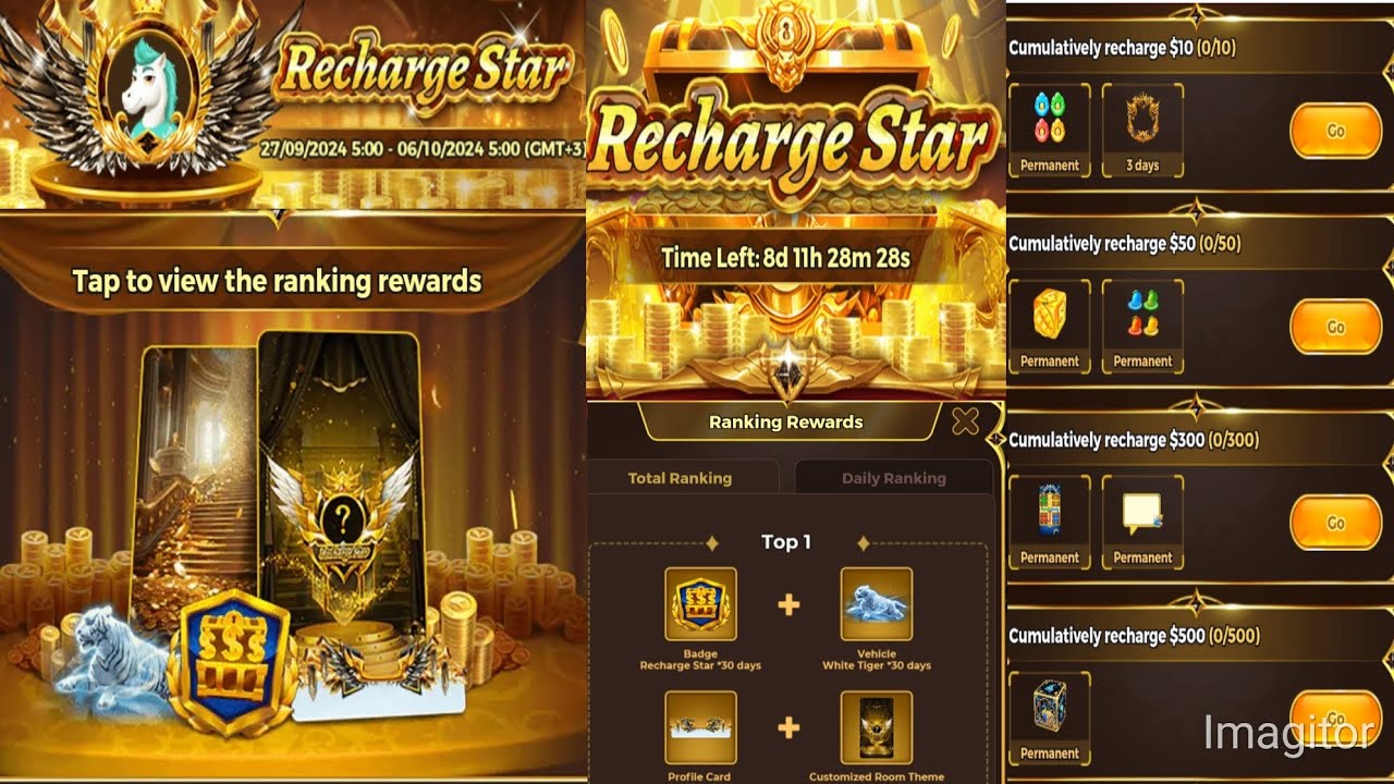 yalla ludo new activity recharge Star ⭐