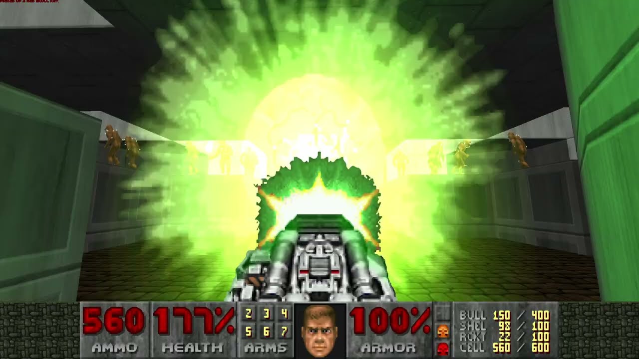 BRUTAL DOOM (Doom 2). MAP08.  EXTREME HARD.