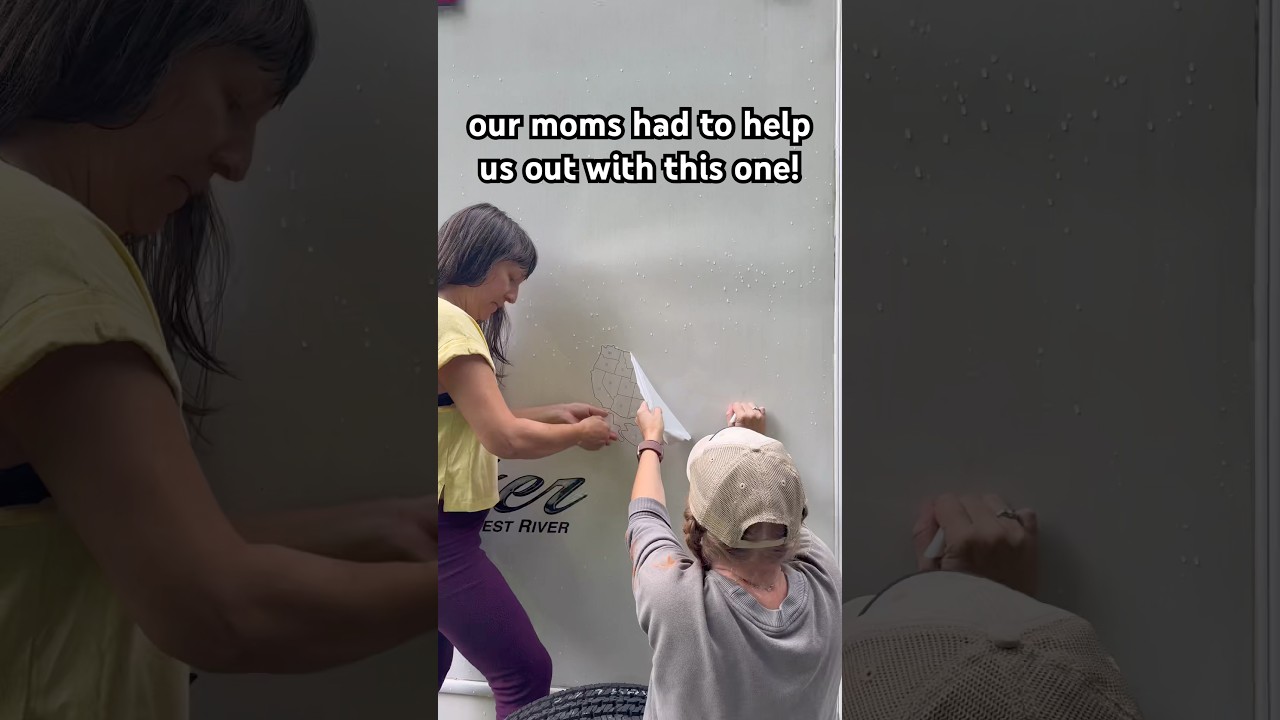 our moms had to help us out with this one!