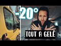 On dort par -20° dans le van ! J&#39;étais pas prêt...