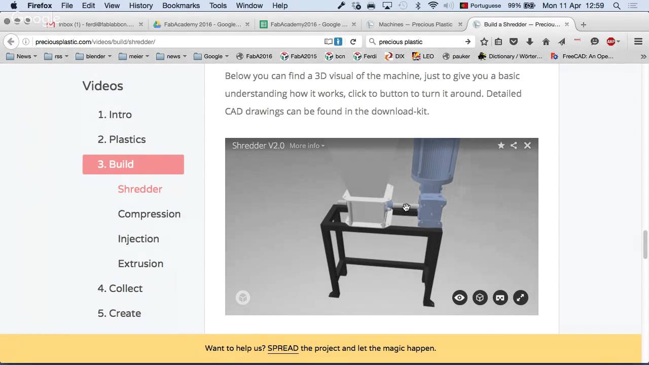 FabAcademy2016 week10 precious plastic