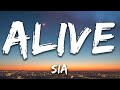 Sia - Alive (Lyrics)