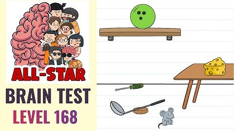 Brain Test All Star Level 168 | The mouse must get the cheese | Walkthrough