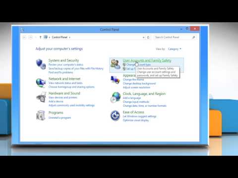 How to make an admin account on a Windows® 8 PC