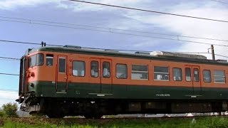 女性運転士が運転する115系N40編成 信越本線下り普通433M 長岡→新潟