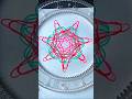 Seven star flowers type model spirograph design making🥳🥳#shorts #trending #handwork #art #design