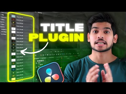 Cinematic Title Pack Plugin for DaVinci Resolve | Text Animation | Giveaway @EasyEditpro