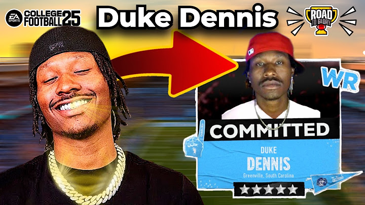I Put Duke Dennis in College Football 25! (Road to Glory)