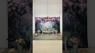 This Spring Purple Forest backdrop is full of magic! #katebackdrop #photography #photo