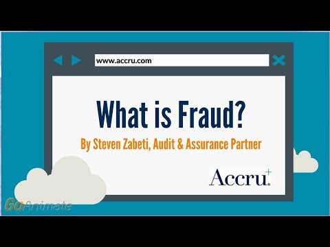 What is Fraud?