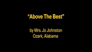 Above the Best Lyric Video