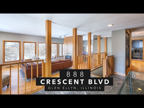 888 Crescent Blvd, Glen Ellyn, IL home video tour
