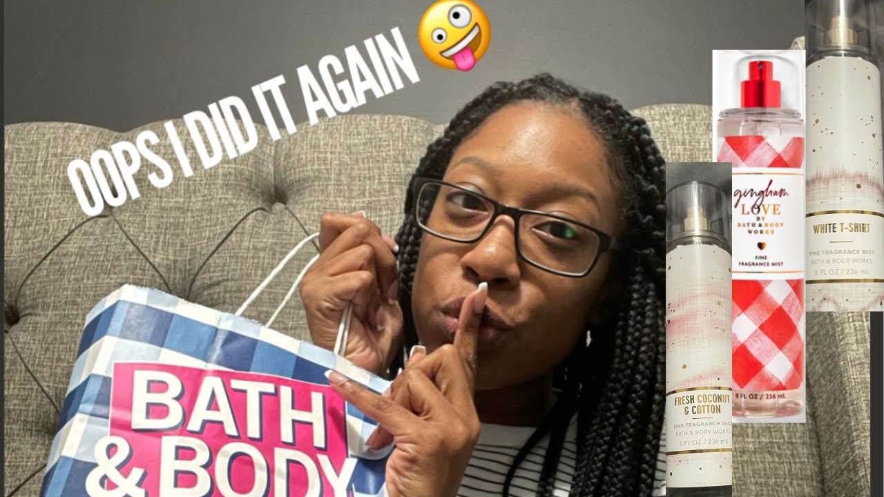 Bath & Body Works Review: Gingham Love| White T-Shirt| Fresh Coconut & Cotton