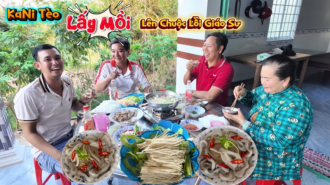 KaNi Tèo 69 Có Lỗi Với Giáo Sư Nên Đem Mồi Bén Lên đãi Và Làm Lai Rai Luôn