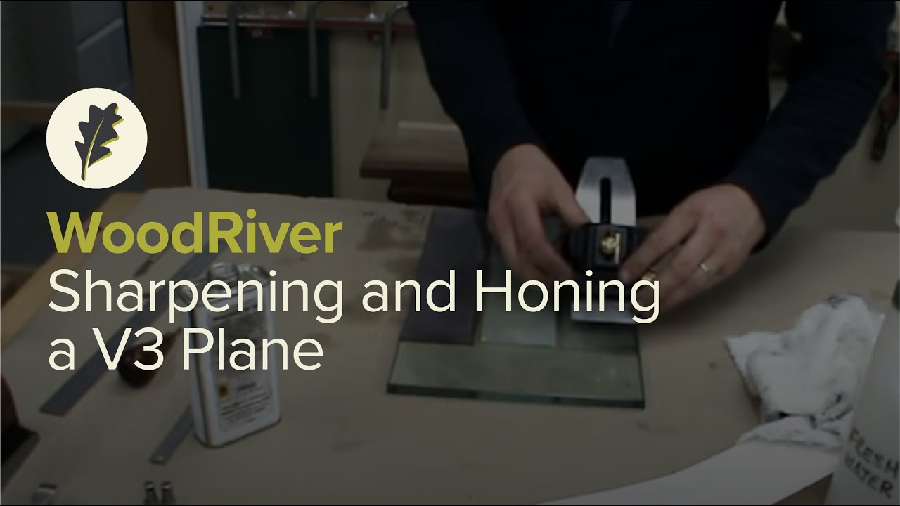 Sharpening and Honing a WoodRiver V3 Plane with Peter Sefton