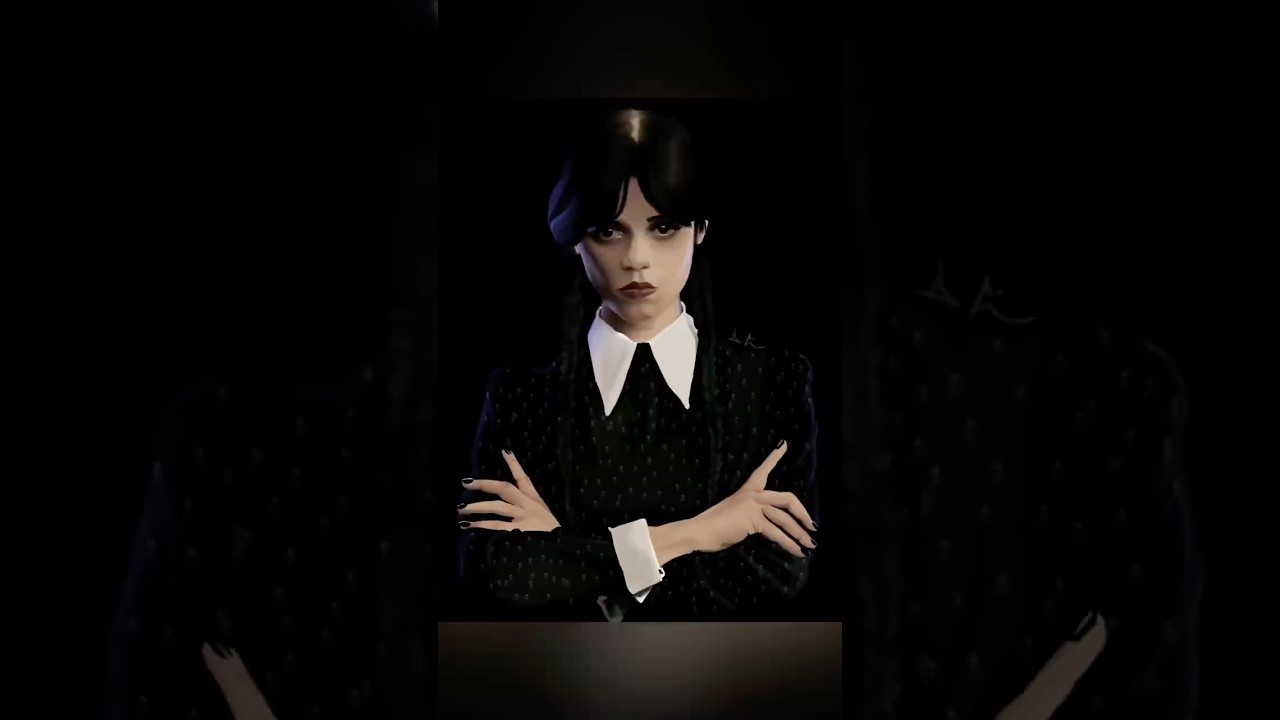 Procreate Portrait | Wednesday Addams 