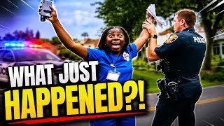 The Moment Police Tell Speeder Her Car is Getting Towed