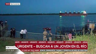 Intensa búsqueda de un joven de 21 años que desapareció mientras jugaba en la barranca del río