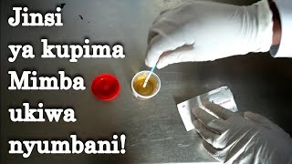 Unawezaje kupima Mimba ukiwa nyumbani?? | Jinsi ya kupima Mimba ukiwa Nyumbani! |