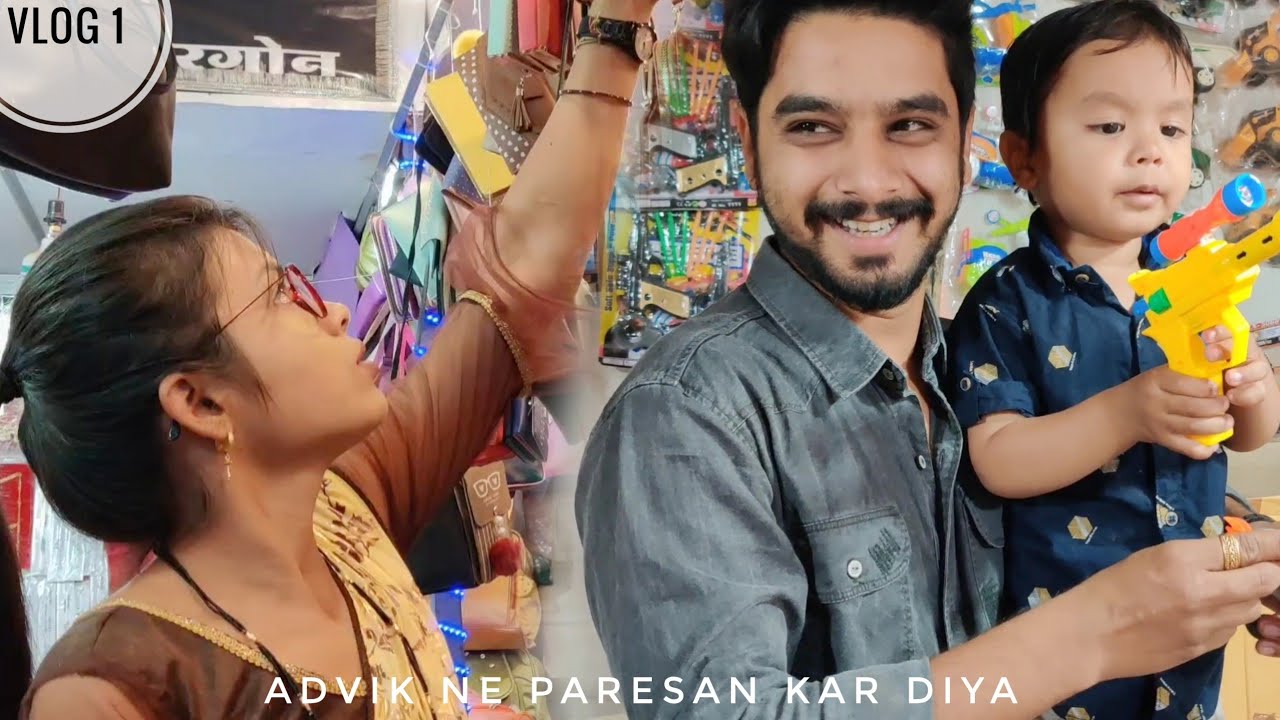 Advik ne paresan kar diya First vlog Vickyaditikarma