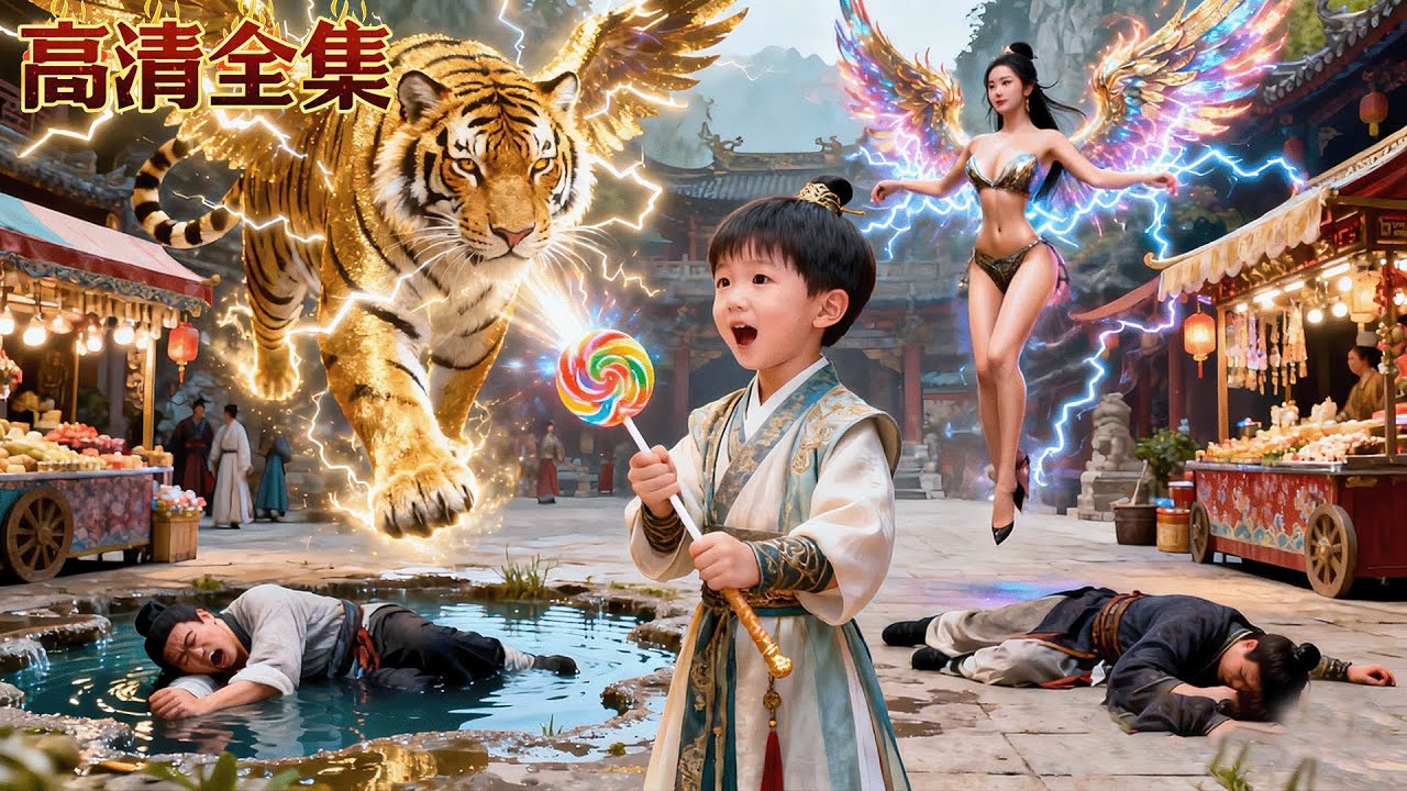 年僅七歲的小男孩用一根棒棒糖就橫掃全武林，原來他是隱姓埋名下山的最強師尊！#kungfu 功夫 #熱門短劇 #minidrama