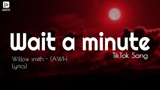 Willow Smith - Wait A Minute Awh Lyrics Tiktok Song 