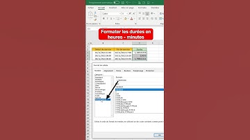Calculer des temps de travail sur Excel