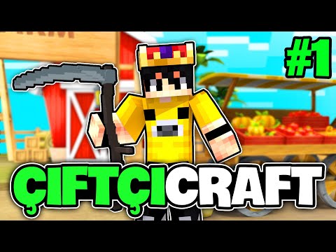 ÇİFTLİK VE ELMASLAR!! | Minecraft ÇiftçiCraft #1