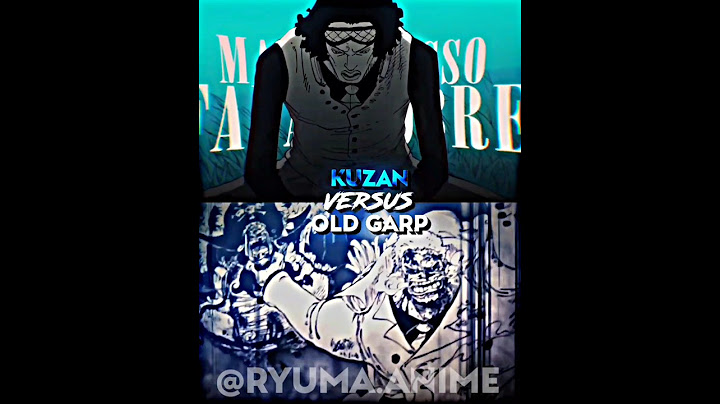 Aokiji vs Garp
