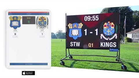 Quickscore SMART Scoreboards - QS Score App Promo Video