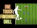 One Touch Finishing Drill | Off The Ball Movement | Football/Soccer U9, U10, U11, U12