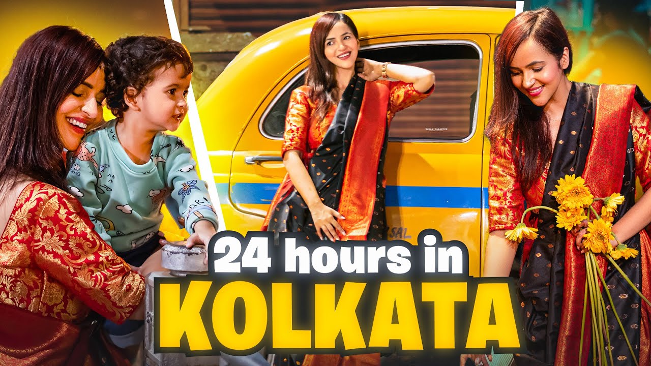 24 HOURS in Kolkata 😍