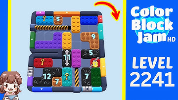 Color Block Jam Level 1334 (2241) Solution Walkthrough