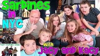 SARDiNES Hide And Seek IN NEW YORK CITY Mystery Players!/ That YouTub3 Family Family Channel