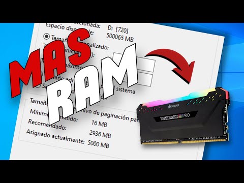 TENER MAS RAM 2023 - CONFIGURAR MEMORIA VIRTUAL- Windows 10 💯
