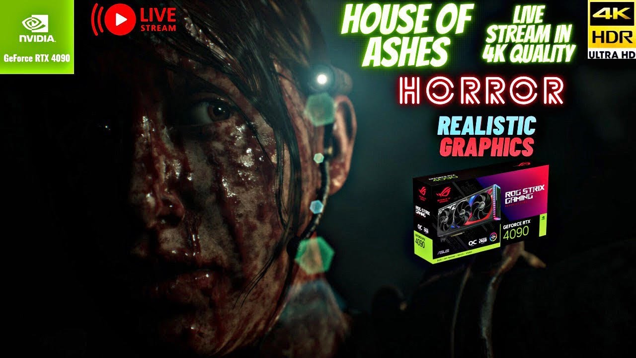 House Of Ashes 4k Gameplay Walkthrough Horror | Nvidia Rtx 4090 Ultra Realistic Game Graphics