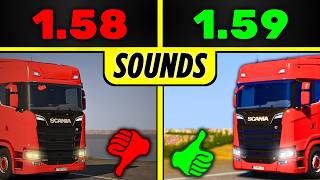 ETS2 1.58 vs 1.59: Sounds Comparison | MASSIVE Upgrade in AI Traffic Sounds