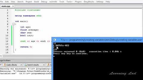 Creating and Using C++ Variables   C++ Programming Video Tutorial