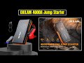OXILAM 4000A Jump Starter: Quick & Easy Car Battery Boost |