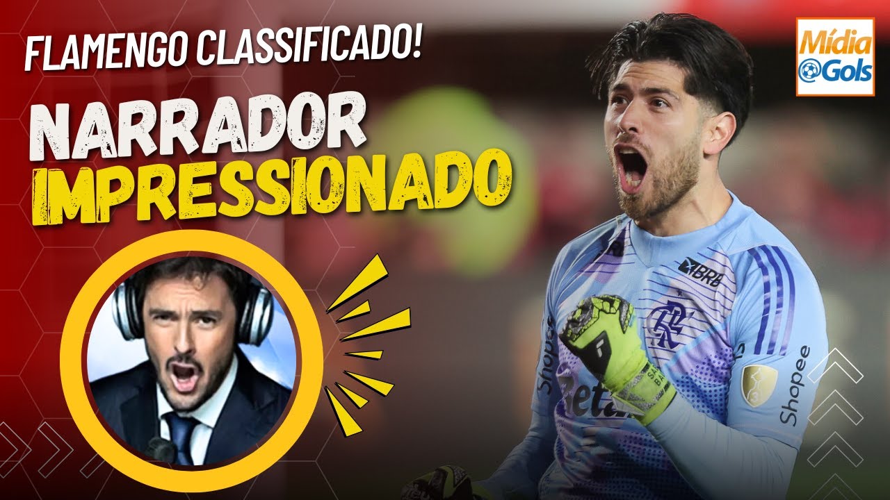 Rossi VIRA HERÓI e Narrador Argentino [FICA ASSIM] - Flamengo na semifinal