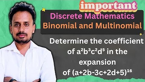 Binomial & Multinomial Theorem Problems | Discrete Mathematics Structure (DMS) Explained | Part 11